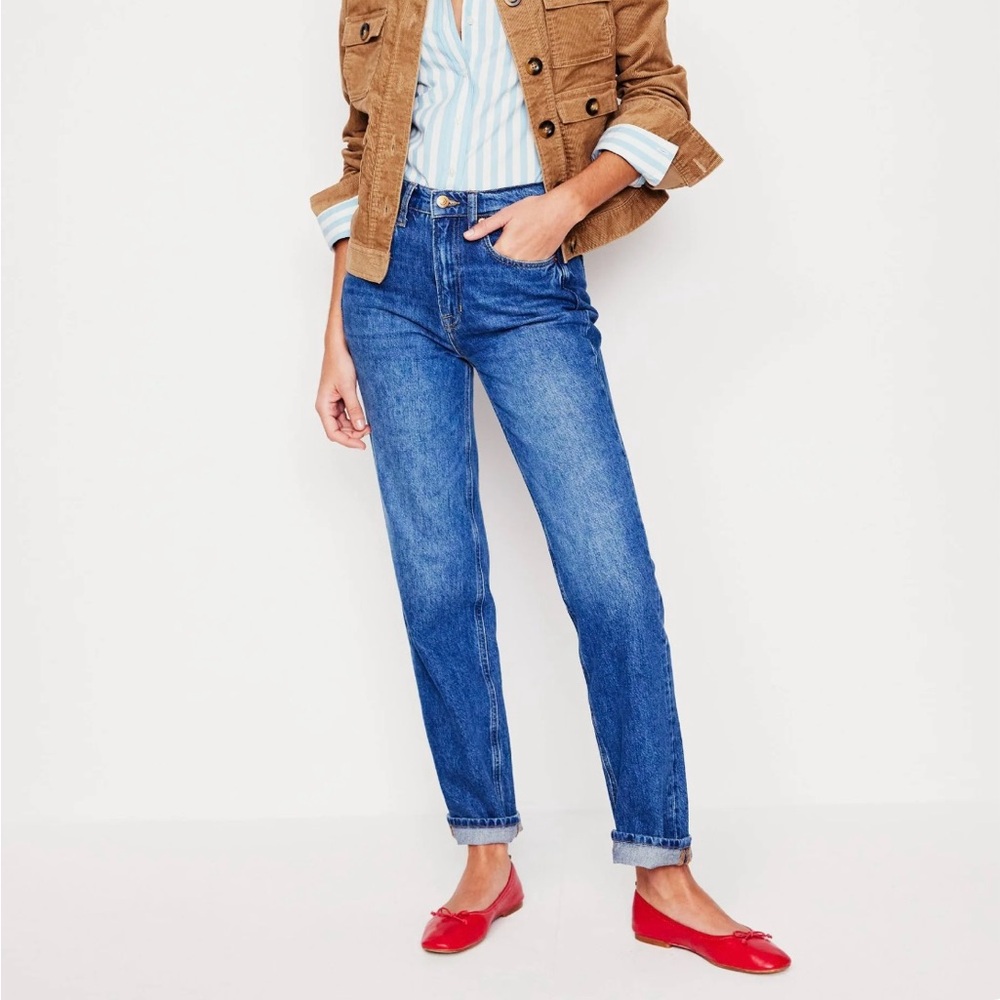Boden Straight Leg Medium Wash Jeans